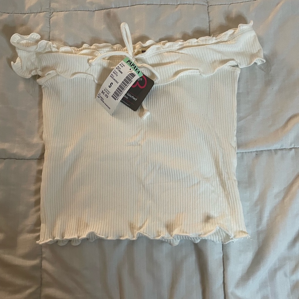 Off The Shoulder Crop Top